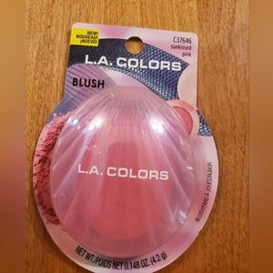 L.A. COLORS Sunkissed Pink Blush Radiant Effect Pressed Powder Single 0.148 oz